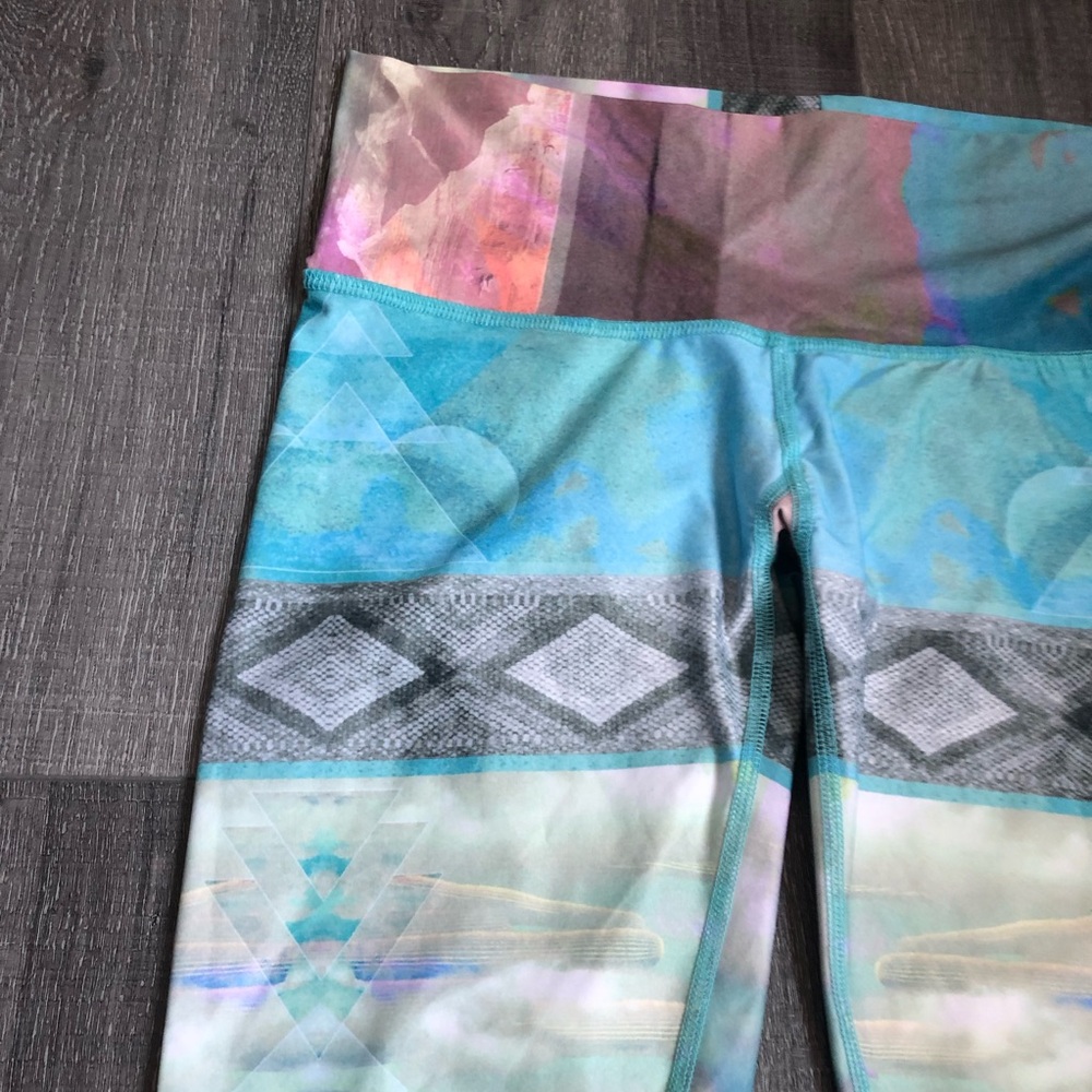 Teeki feather tarot Magick hot pants leggings boho bohemian geometric novelty - Picture 4 of 7